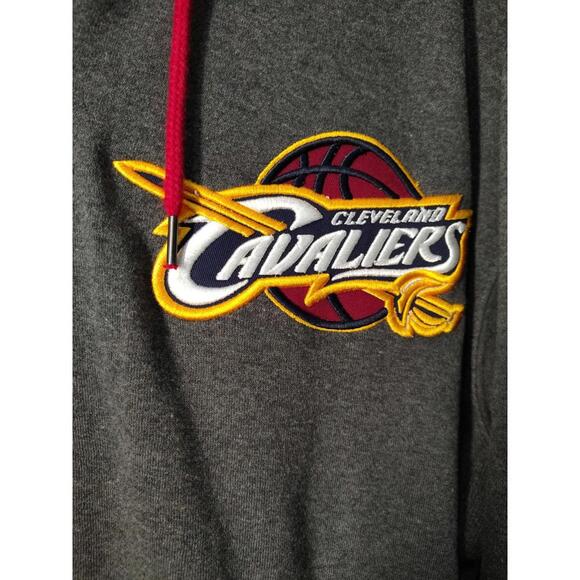 Cleveland Cavaliers UNK Men's XL MVP Fleece Full-Zip Hoodie Charcoal NBA - Picture 2 of 7